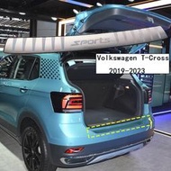 台灣現貨💙汽車配件後備箱保險槓適用於大眾 VOLKSWAGEN T-Cross 2019-2024 後保險槓保護器門檻