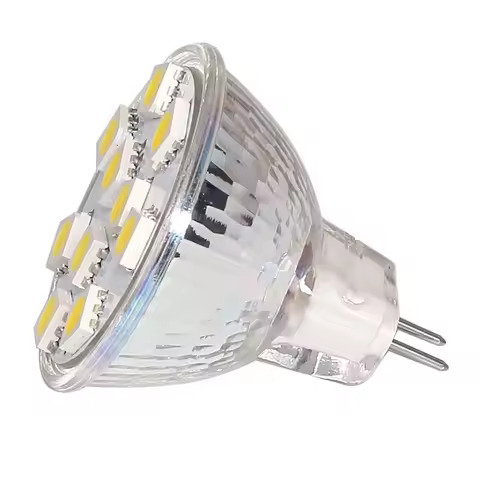 MR11 LED BULB 2W 12V 24V Dimmable 9led 5050 5060 SMD 1.8W 140-160LM White Warm White For Indoor Car 