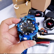 Jam Tangan Pria G Shock GA-700 Import Navy Army Edition Fullset G shok G sock Dualtime Anti Air Casu