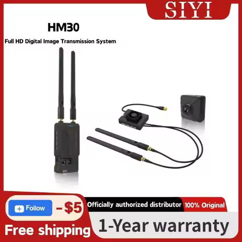 SIYI HM30 Long Range Full HD Digital Image Transmission FPV System 1080p 60fps 150ms SBUS PWM Mavlin