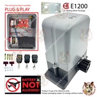 E8 E1200 SET WITHOUT GEAR RACK DC SLIDING MOTOR - AUTOGATE
