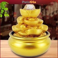 PETSOLA Money Tree Statue Wealth Luck Tree Home Decoration Energy Generator Feng Shui Crystal Money 