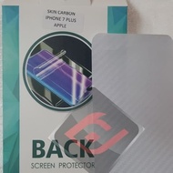 Anti-scratch carbon back cover casing iphone 7plus iphone 8plus