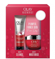 OLAY - 玉蘭油 大紅瓶 再生微塑日霜 + 潔面乳保濕套裝(平行進口)
