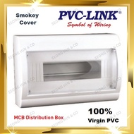 PVC LINK MCB DISTRIBUTION BOX / DB BOX 6 WAY - 23 WAY SMOKEY COVER