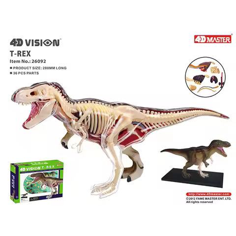 Tyrannosaurus Triceratops Brachiosaurus Stegosaurus 4d Master Puzzle Assembling Animal Biology Dinos