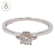 [Kedai Emas Gemilang] 200578 {YS} 18K White Gold 0.30Ct Diamond Ring (13) (2.24G) [750 Gold]