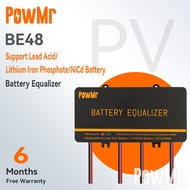 PowMr Battery Balancer Charger Controller 48V Solar System Battery Equalizer สําหรับเจลน้ําท่วม AGM แบตเตอรี่ตะกั่วกรด BE48