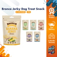 Bronco Jerky Dog Snack 70g - Grilled Beef, Banana, Blueberry, Melon, Milk