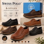 Originally Cowhide Genuine Leather Swiss Polo Men’s Classy Style Formal Lofer Shoes Kasut Kulit Swis