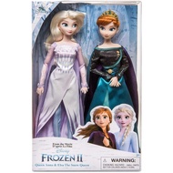 Disney Frozen 2 Queen Anna & Snow Queen Elsa Doll 2-Pack