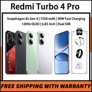 Xiaomi Redmi Turbo 4 Pro Snapdragon 8s Gen 4 7550 mAh 90W Fast Charging120Hz OLED 6.83 inch Dual SIM