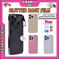 Samsung A06 F06 F14 M05 M55s S25 S25+ Plus Ultra matte shining glitter back sticker soft film
