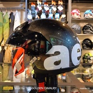 Xdot G118 AEIOU CRUISER SEMI JET SPARKLE DR GREY YELLOW HELMET