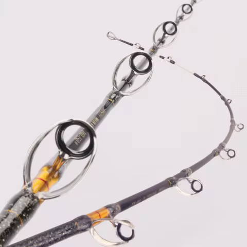 ZZ229 1.3m 1.6m 1.8m 2.1m 2.4m 2.7m Deep Sea Boat Electric Reel Slow Jigging Rod Bait 300-1500g Safe