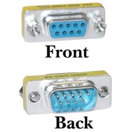 GENDER SERIAL MALE FEMALE / DB9 MALE FEMALE CONNECTOR / 9 PIN CONNECTOR