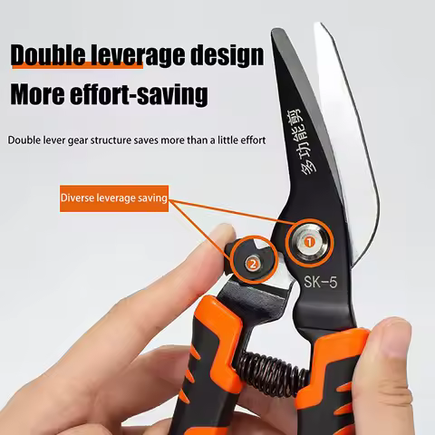 1Pcs Aviation Scissor Snips Metal Sheet Snip Scissors Industrial Cutter Multipurpose Carpet Cutting 