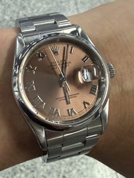好𠃊靚😂 Rolex 16200 3135機芯 少有三文魚大羅馬字面 36mm大裝 水晶玻璃 78360板帶11格 平到笑😆$42888