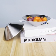 18/10 Stainless Steel Dried Fruit Plate 304 Household Living Room Melon Seed Plate Snack Snack Plate