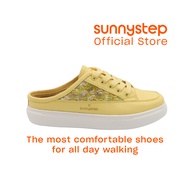 Sunnystep - Elevate lace-up mules - Yellow Rose - Most Comfortable Walking Shoes