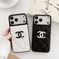 iPhone 手機保護套 CHANEL 風格適配iPhone13-17ProMax8 手機殼 禮物 手機袋 保護套 蘋果 手機