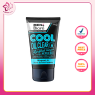BIORE Men Double Scrub Facial Foam Cool Oil Clear - Oil Buster Acne Action - 100gr - Biore Mens - Ke