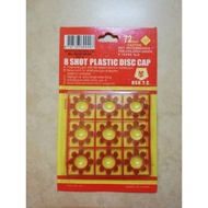 8 SHOT PLASTIC DISC CAP / 8 tembakan 1pcs