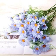 A bouquet of five flowers Home decoration floral art Artificial flowers Small Zou Ju Imitation five