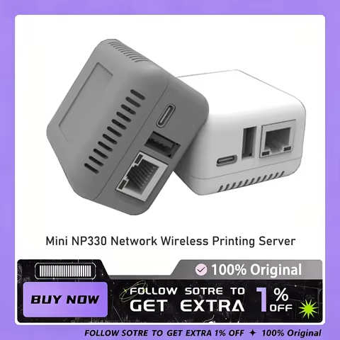 Mini NP330 Network USB 2.0 Print Server (Network/WIFI/WIFI Cloud Printing Version) Printing Accessor