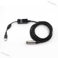 qh1nm666m_ USB Male to XLR Female Cable Cord Adapter Microphone MIC Link Cable Studio Audio Link Cab