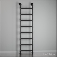 Up and Down Bed Ladder Ladder Household Bed Straight Ladder Iron Student Stairs Retro loft loft Ladd