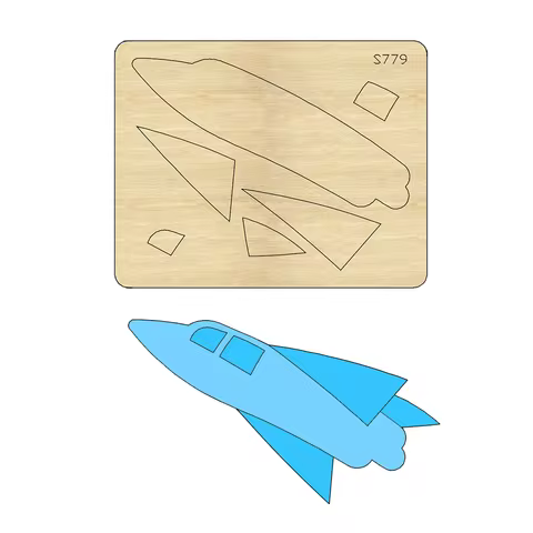 Aircrafts planes Wooden New Cutting Dies craft die diy Scrapbooking stencil mould emboss paper card 
