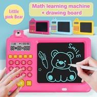 【HOT】Handwriting Board for Kid Oral Calculator Math Game Learning Machine Math Trainer with Drawing 