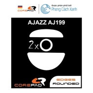 2 Sets of PTFE Corepad Skatez PRO Ajazz AJ199 Mouse Feet - Genuine Products