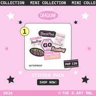 BLACKPINK 'DEADLINE' - STICKER PACK