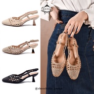 Imported Women's 5cm Heel Sandals with SlingBack Strap HJ9034 [3 colors]