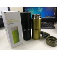 ABBOTT ENSURE GOLD SCREEN VACUUM STAINLESS STEEL 304  CUP THERMAL FLASK 400ML
