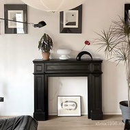 White Batch Retro French Entrance Decoration Hair Old Can Fire Stove Cabinet Cabinet American Living