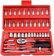 VODELL Original 61pcs 82pcs Tools Set Combination Socket Wrench Ratchet Spanner Box Power Tool Car M