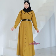 uniqlo dress by zahin gamis uniqlo by zahin - kuning all size