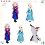 CLEVERHD Frozen Anna Elsa Dolls, 23-50 CM Cartoon Olaf Snowman Plush Toy, Disney Movies Stuffed Anim