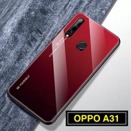 [ส่งจากไทย] Case OPPO A31 เคสโทรศัพท์ ออฟโบ้ เคสกระจกสองสี เคสกันกระแทก เคส Oppo A31 ขอบนิ่ม เคสกระจ