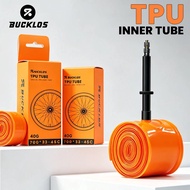Bucklos Ultralight Road Bike TPU Inner Tube 700C Gravel Bike Inner Tube700X23 32 33 45C French Valve