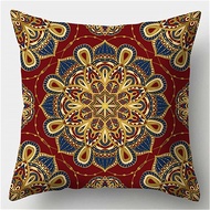Sgt> Boho cushion cover.70x70.60x60.50x50.45x45.40x40.Square cotton pillow case.Home sofa pillow cov