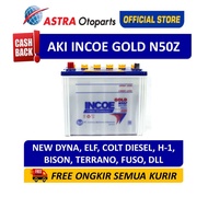Aki Mobil Incoe Gold N50Z Dyna Elf Fuso Colt Diesel INGO-N50Z