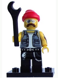 LEGO Collectible Minifigures 71001 Series 10 Motorcycle Mechanic