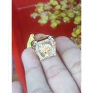 [✅Best Quality] Cincin Cowo Pria Gold Dragon Emas Tua Kadar 700