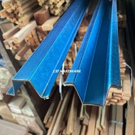 C Channel 0.75mm (59”) C Channel Blue Biru / 0.47mm 150cm (59”) Batten Blue Biru Besi Bumbung C Besi