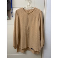 Beige Baju Kurung Set