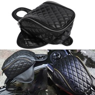 Motorcycle Universal Waterproof Magnetic Diamond Oil Fuel Tank Bag Chopper Bobber Cafer Custom E-Bik